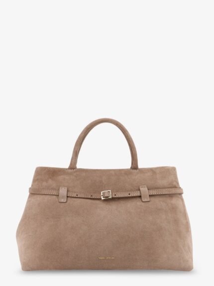 MANU ATELIER Le Cambon 35 Suede Shoulder Bag