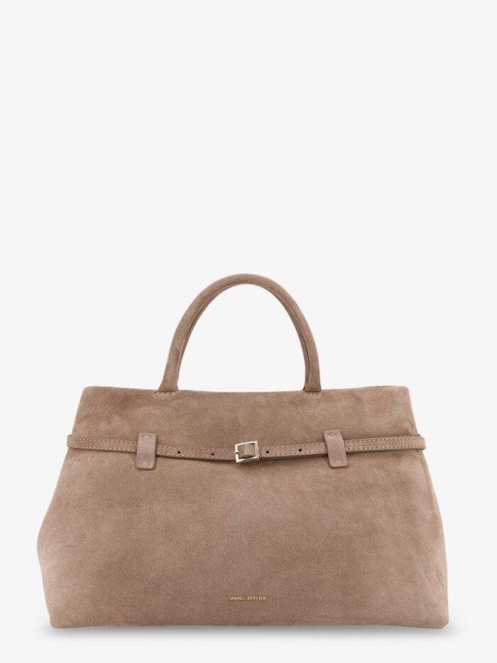 MANU ATELIER Le Cambon 35 Suede Shoulder Bag