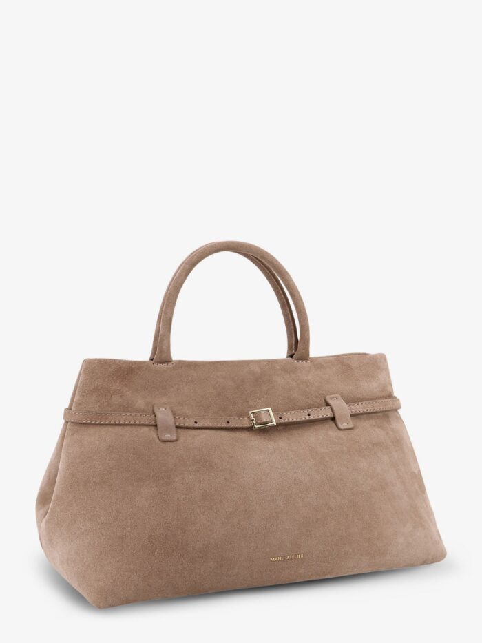 MANU ATELIER Le Cambon 35 Suede Shoulder Bag