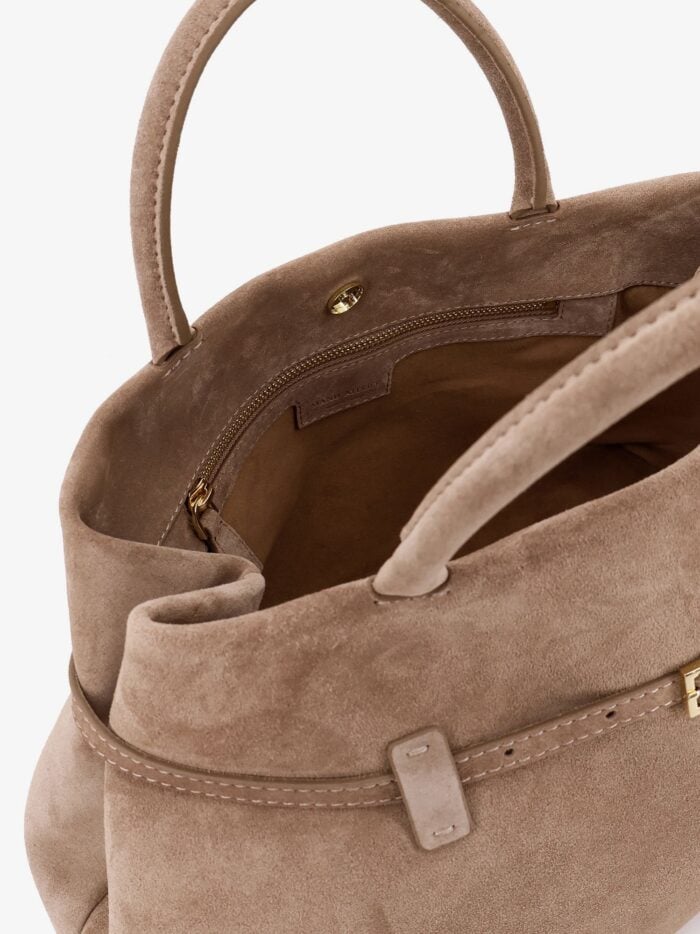 MANU ATELIER Le Cambon 35 Suede Shoulder Bag