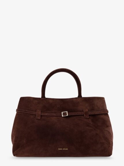 MANU ATELIER Le Cambon 35 Suede Shoulder Bag