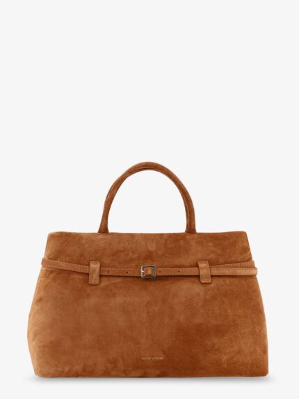 MANU ATELIER Le Cambon 35 Suede Shoulder Bag