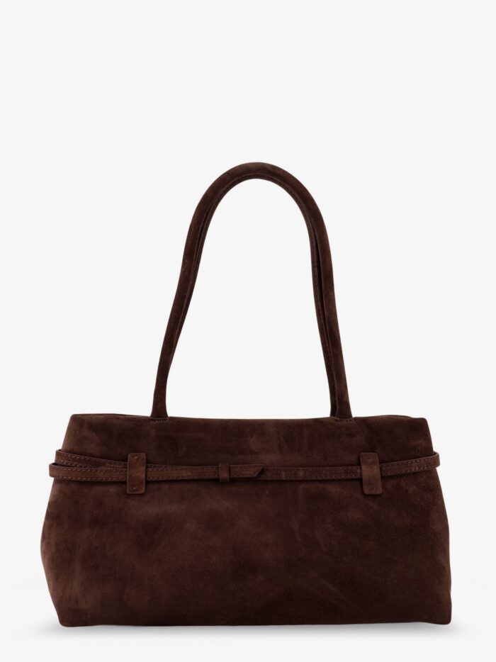 MANU ATELIER Le Cambon East West Suede Shoulder Bag