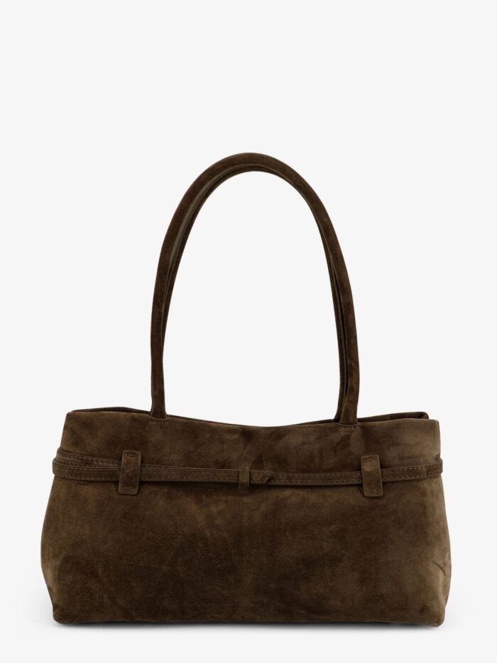 MANU ATELIER Le Cambon East West Suede Shoulder Bag