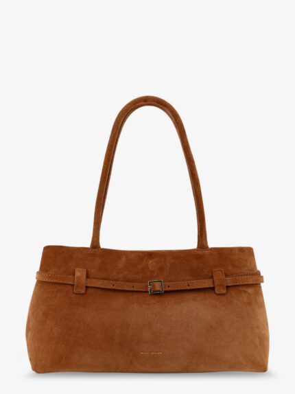 MANU ATELIER Le Cambon East West Suede Shoulder Bag