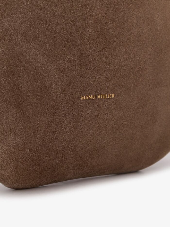 MANU ATELIER Mini Tote Du Jour Suede Shoulder Bag