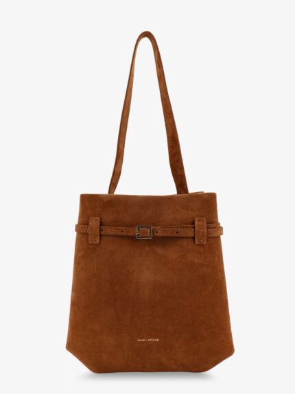 MANU ATELIER Mini Tote Du Jour Suede Shoulder Bag