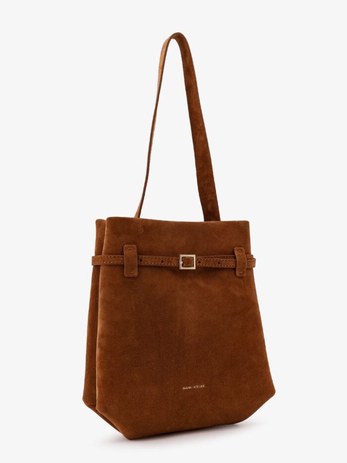 MANU ATELIER Mini Tote Du Jour Suede Shoulder Bag