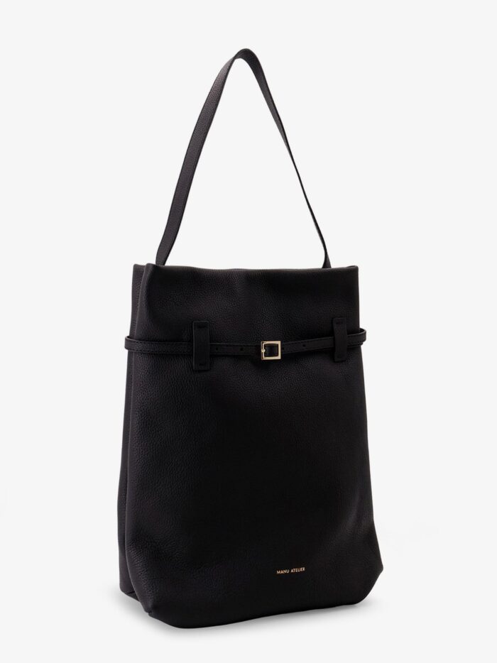 MANU ATELIER Tote Du Jour Leather Shoulder Bag