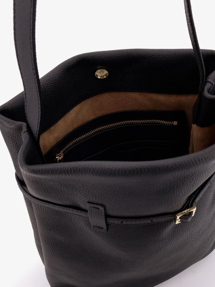 MANU ATELIER Tote Du Jour Leather Shoulder Bag