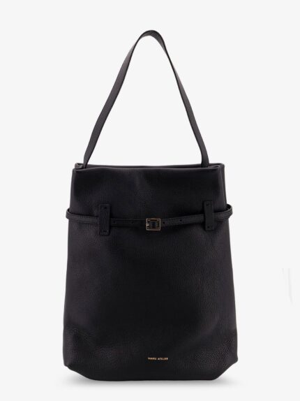 MANU ATELIER Tote Du Jour Leather Shoulder Bag