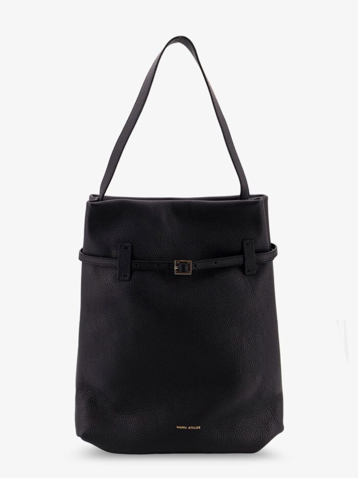 MANU ATELIER Tote Du Jour Leather Shoulder Bag