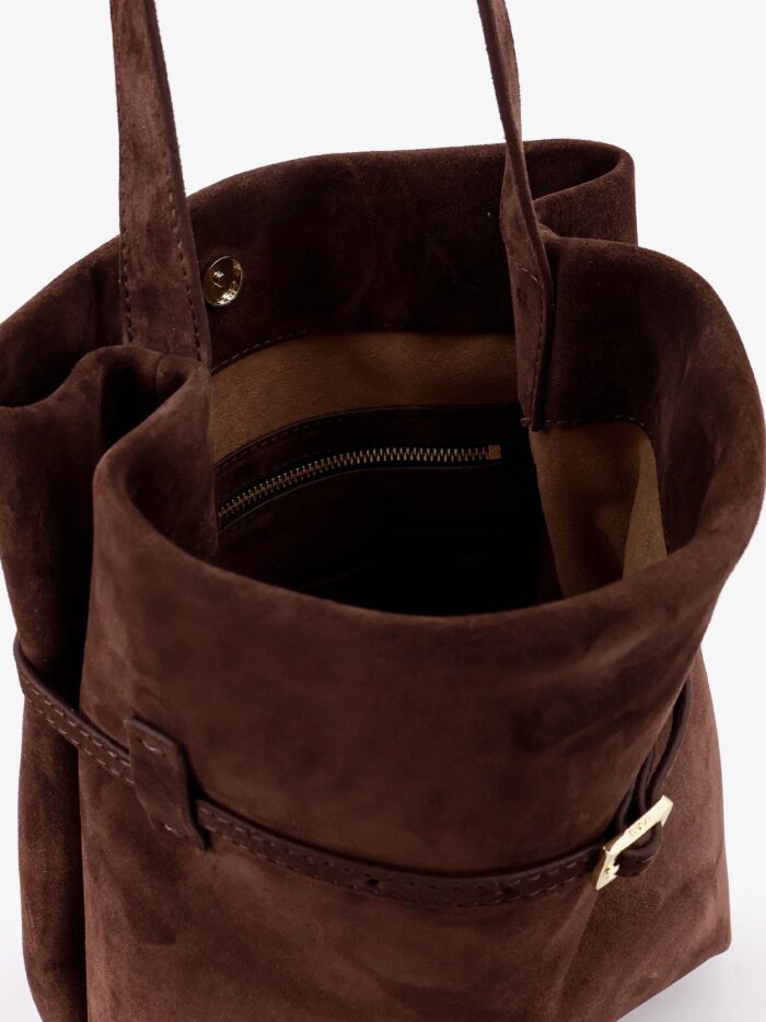 MANU ATELIER Tote Du Jour Suede Shoulder Bag