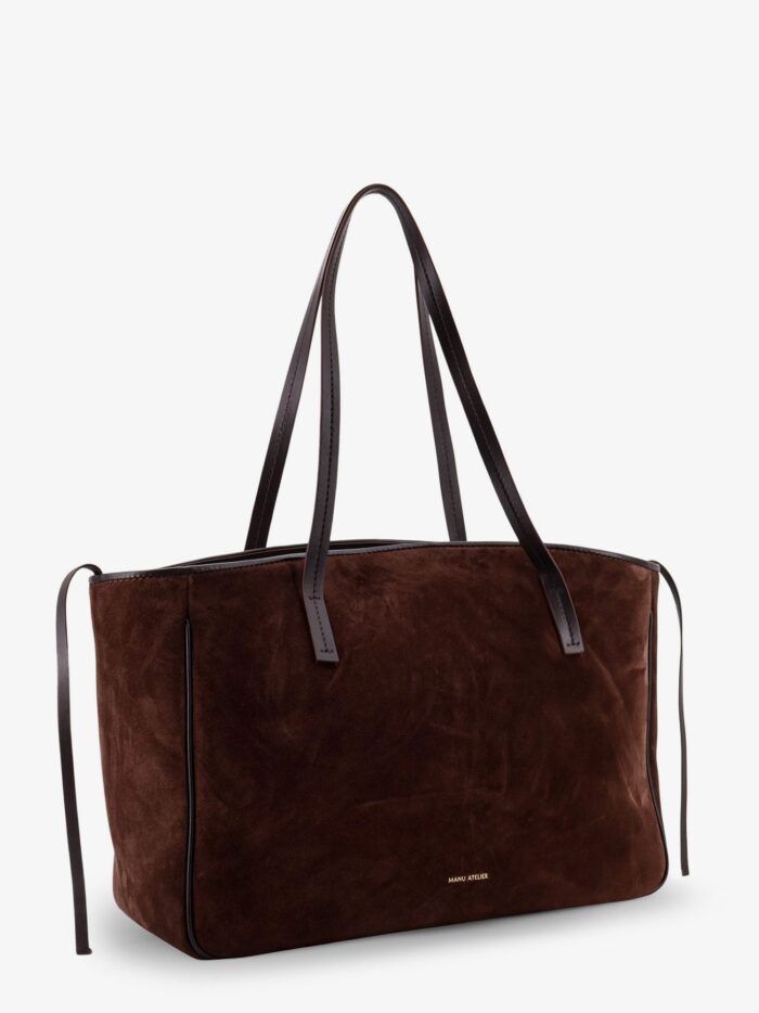 MANU ATELIER XL Du Jour Suede Shoulder Bag