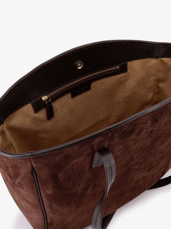 MANU ATELIER XL Du Jour Suede Shoulder Bag