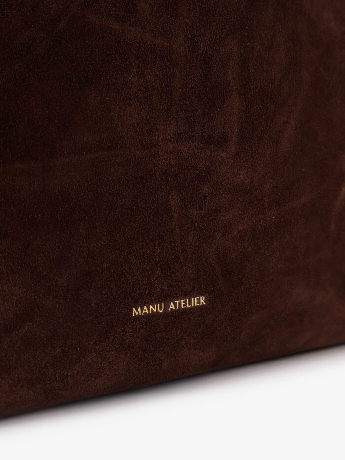 MANU ATELIER XL Du Jour Suede Shoulder Bag
