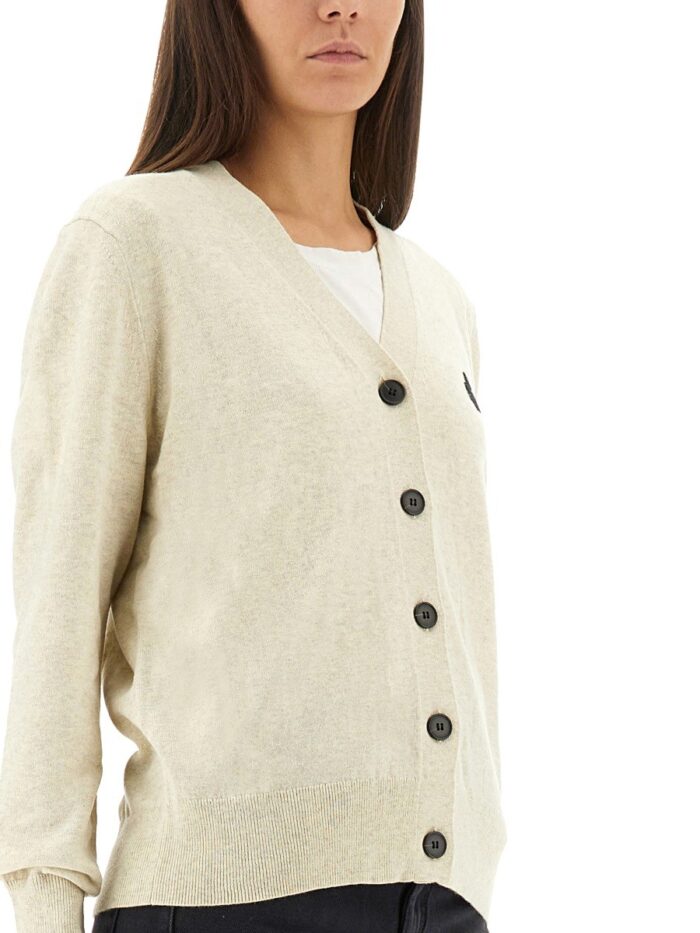 MARANT ETOILE CARDIGAN "KARIN" WITH LOGO