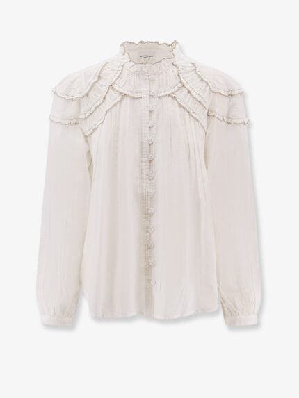 MARANT ETOILE Christa Biologic Cotton And Viscose Shirt