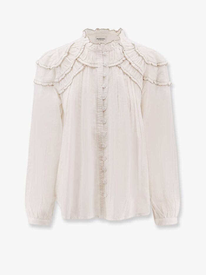 MARANT ETOILE Christa Biologic Cotton And Viscose Shirt