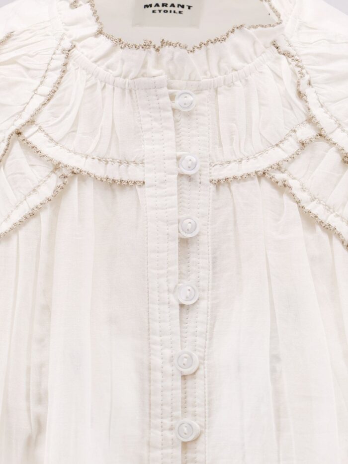 MARANT ETOILE Christa Biologic Cotton And Viscose Shirt