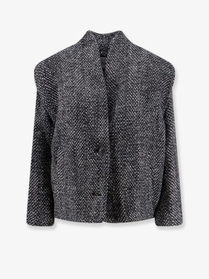MARANT ETOILE Drogo Mélange Fabric Coat