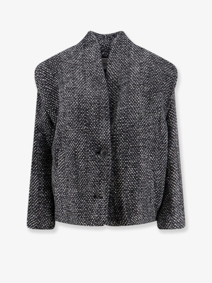 MARANT ETOILE Drogo Mélange Fabric Coat