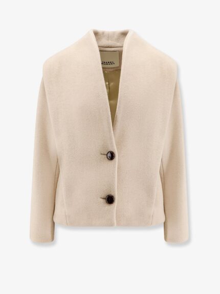 marant etoile dyogo recycled material coat