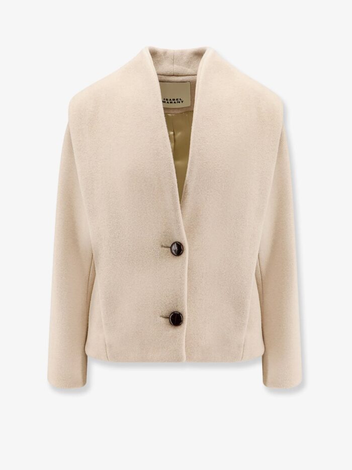 marant etoile dyogo recycled material coat