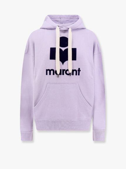 MARANT ETOILE Mansel Cotton Sweatshirrt With Flocked Logo