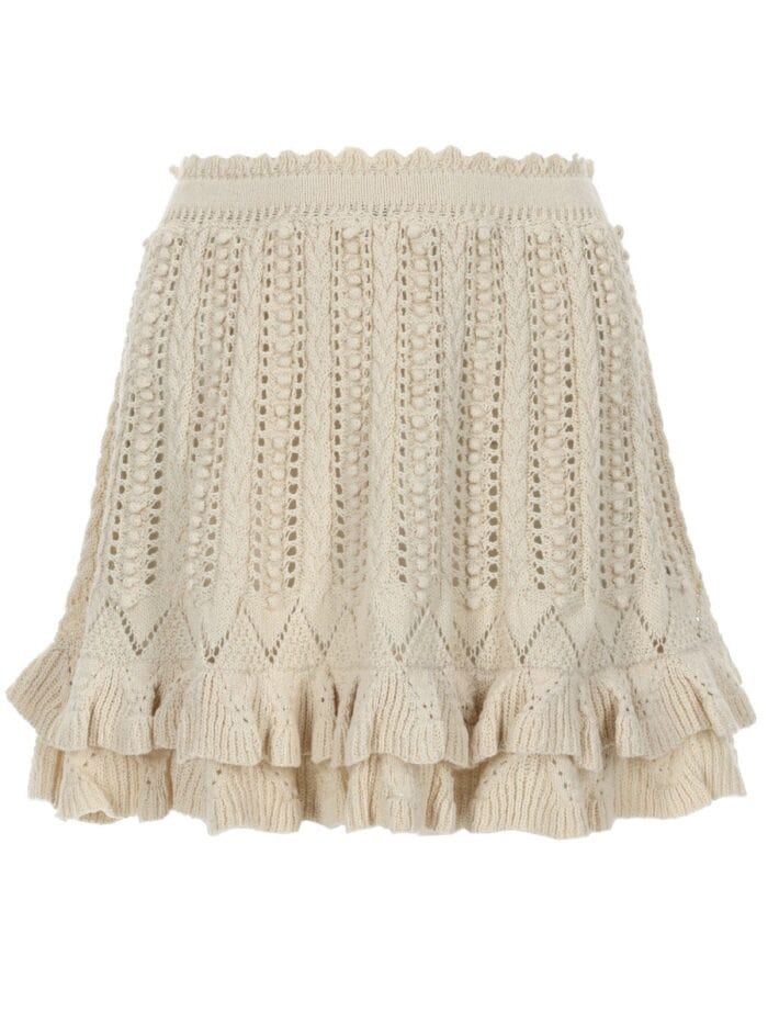 MARANT ETOILE MINIGONNA "NELLE" IN CROCHET