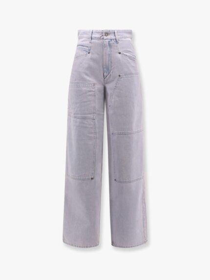 MARANT ETOILE Ophra Light Blue Cotton Jeans