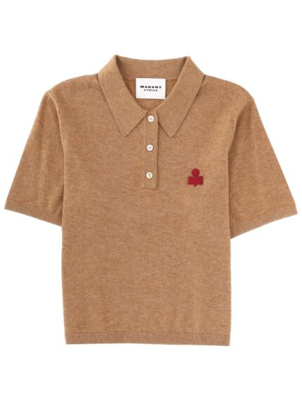 MARANT ETOILE POLO SHIRT "ALTHEA"