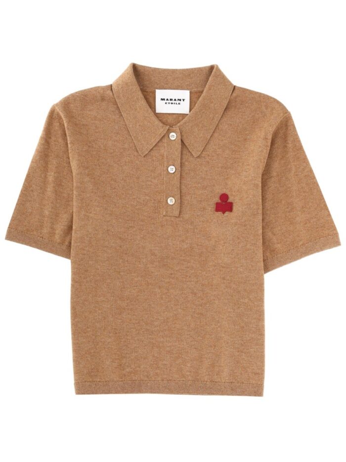 MARANT ETOILE POLO SHIRT "ALTHEA"