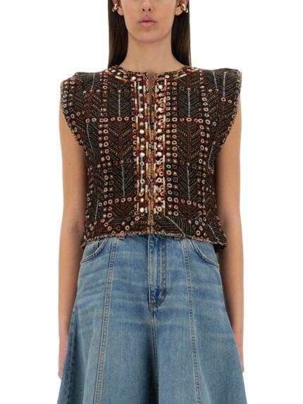 MARANT ETOILE SHORT CARDIGAN "CERZA"