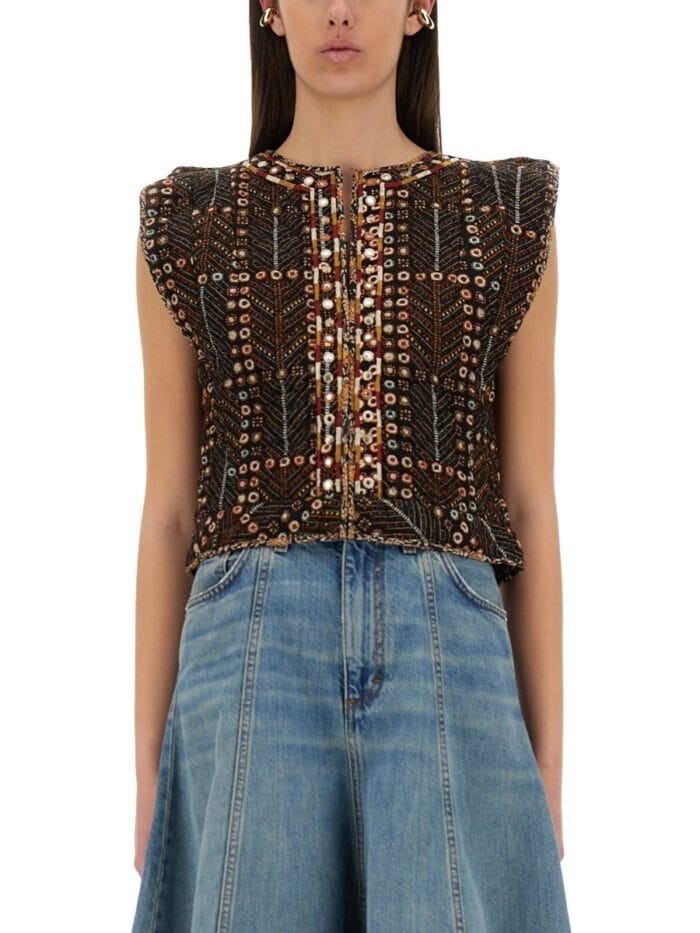 MARANT ETOILE SHORT CARDIGAN "CERZA"