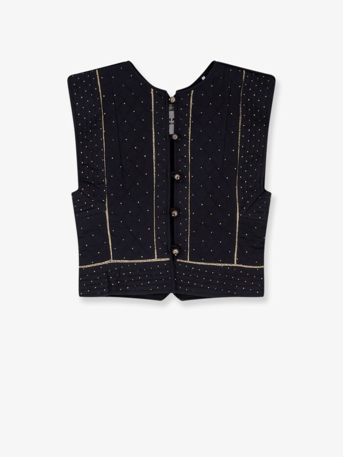 marant etoile volana padded and quilted vest MARANT ETOILE Volana Padded And Quilted Vest