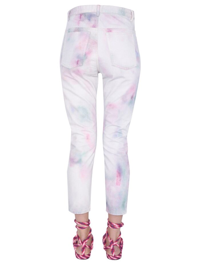 MARANT ETOILE "WOOL" PRINTED JEANS