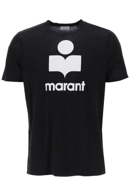 Marant 'karman' Logo Linen T-shirt