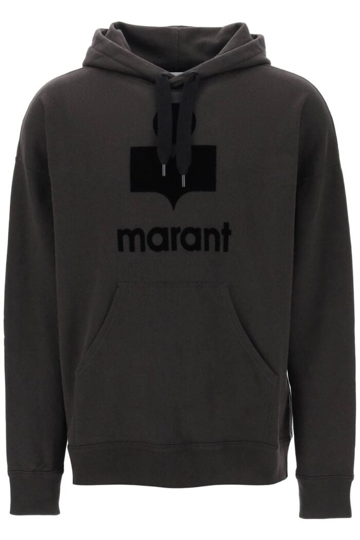 Marant 'miley' Hoodie With Flocked Logo