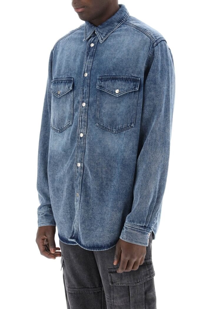 MARANT Overshirt In Denim Tailly