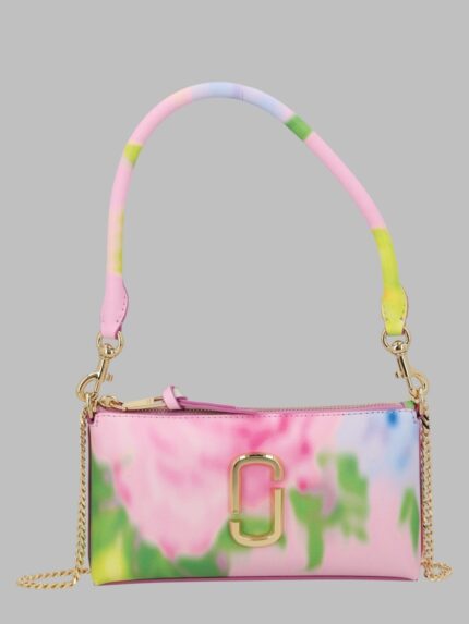 Marc Jacobs BORSA A SPALLA CONVERTIBILE "THE BLURRED FLORAL SNAPSHOT"
