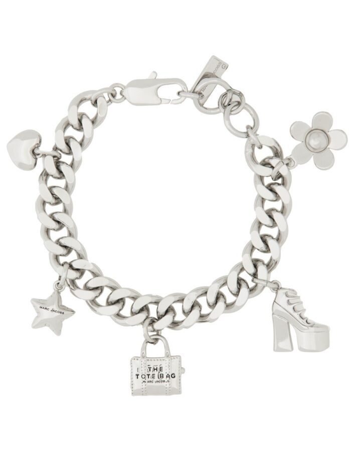 Marc Jacobs BRACCIALE A CATENA "THE MINI ICON CHARM"