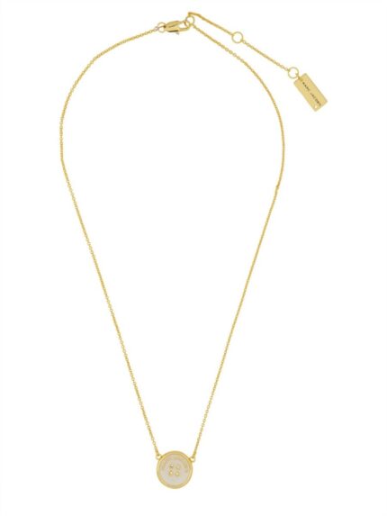 Marc Jacobs "BUTTON PENDANT" NECKLACE