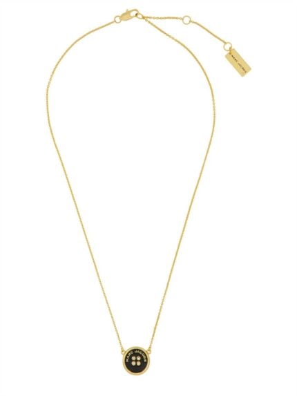 Marc Jacobs "BUTTON PENDANT" NECKLACE