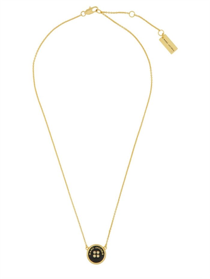Marc Jacobs "BUTTON PENDANT" NECKLACE