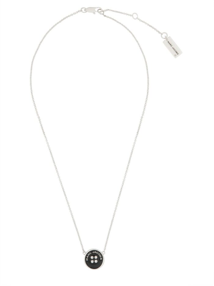 Marc Jacobs "BUTTON PENDANT" NECKLACE
