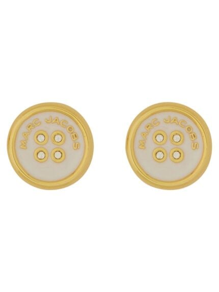 Marc Jacobs "BUTTON STUD" EARRINGS