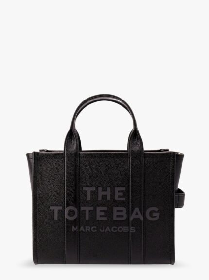 Marc Jacobs Leather Shoulder Bag With Logo On The Front
