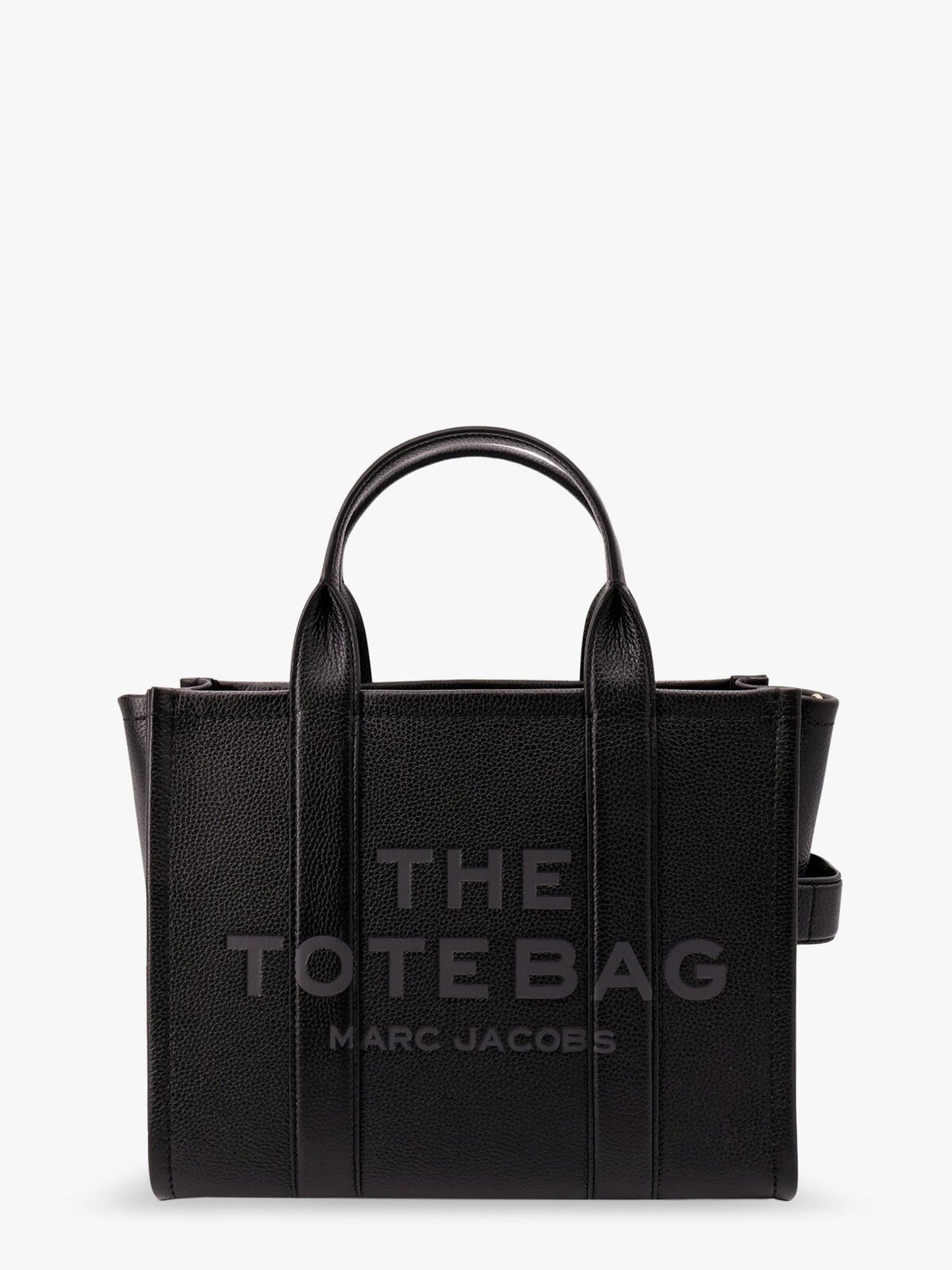 Marc Jacobs Leather Shoulder Bag With Logo On The Front
