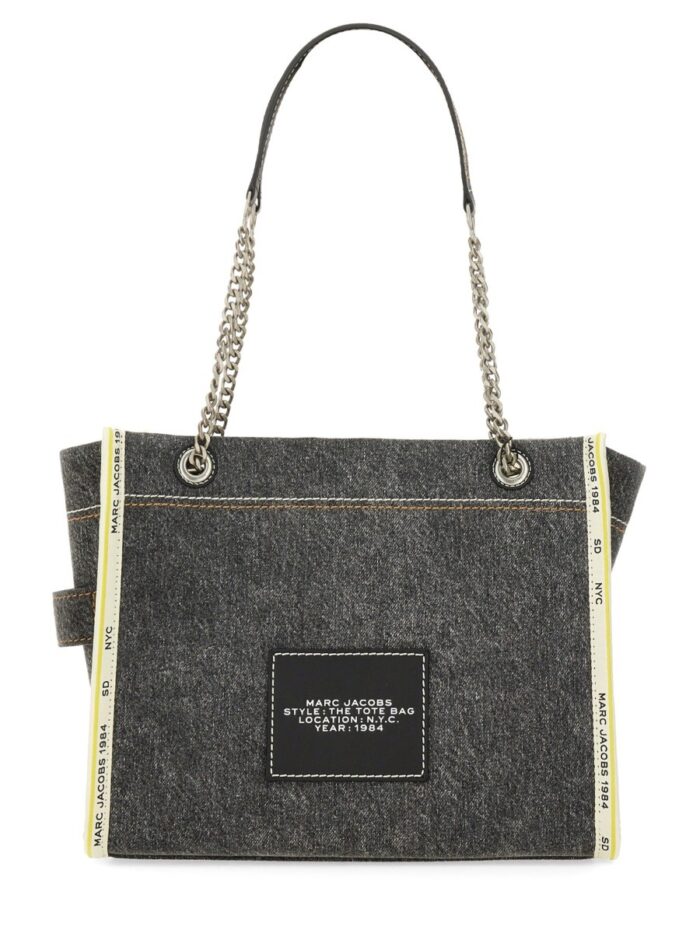 Marc Jacobs "THE DENIM CHAIN MEDIUM" TOTE BAG